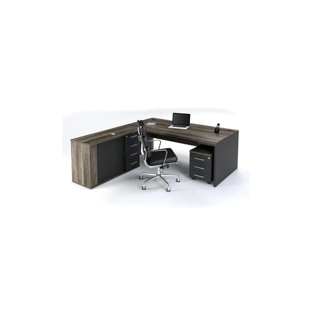 Detroit L-Shaped Desk