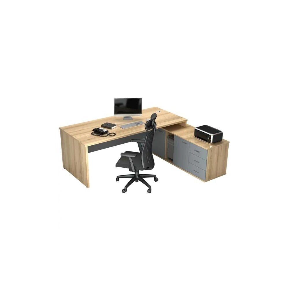 Mission Executive (L-Shaped) Desk